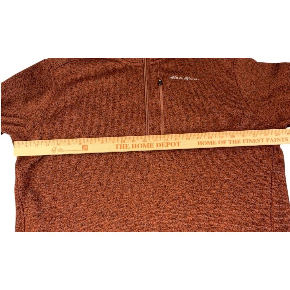 Eddie Bauer Radiator 1/4 Zip Pullover Sweater Fleece  Adobe, Men’s Size XL - Picture 8 of 11
